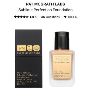 NIB Pat McGrath Labs Skin Fetish Sublime Perfection Foundation in Light Medium 8